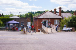 Car park at The Merry Bells Village Hall, Wheatley, Oxford