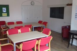 The coffee room at The Merry Bells Village Hall, Wheatley, Oxford